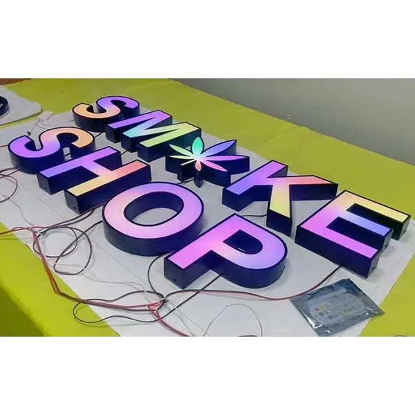 Stainless RGB Letters